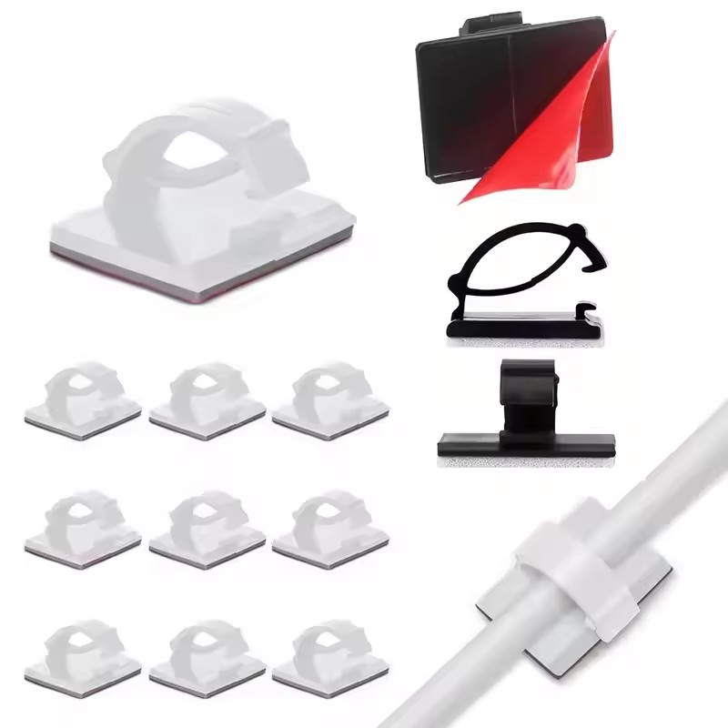 Car Cable Organizer - Selbstklebender Kabelhalter für Auto, Ladegerät, Kabelbinder,