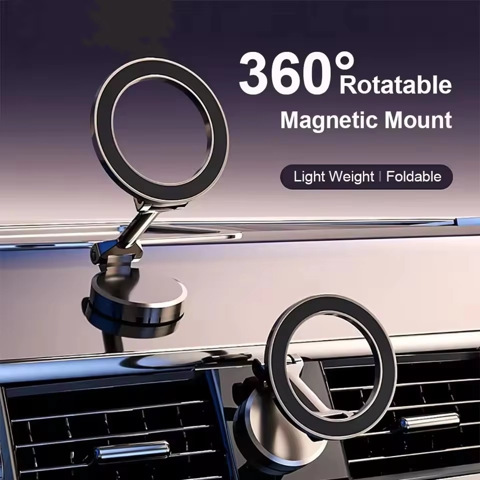 Car Phone Holder - Faltbarer Magnet-Autohalter für Mobiltelefone mit MagSafe
