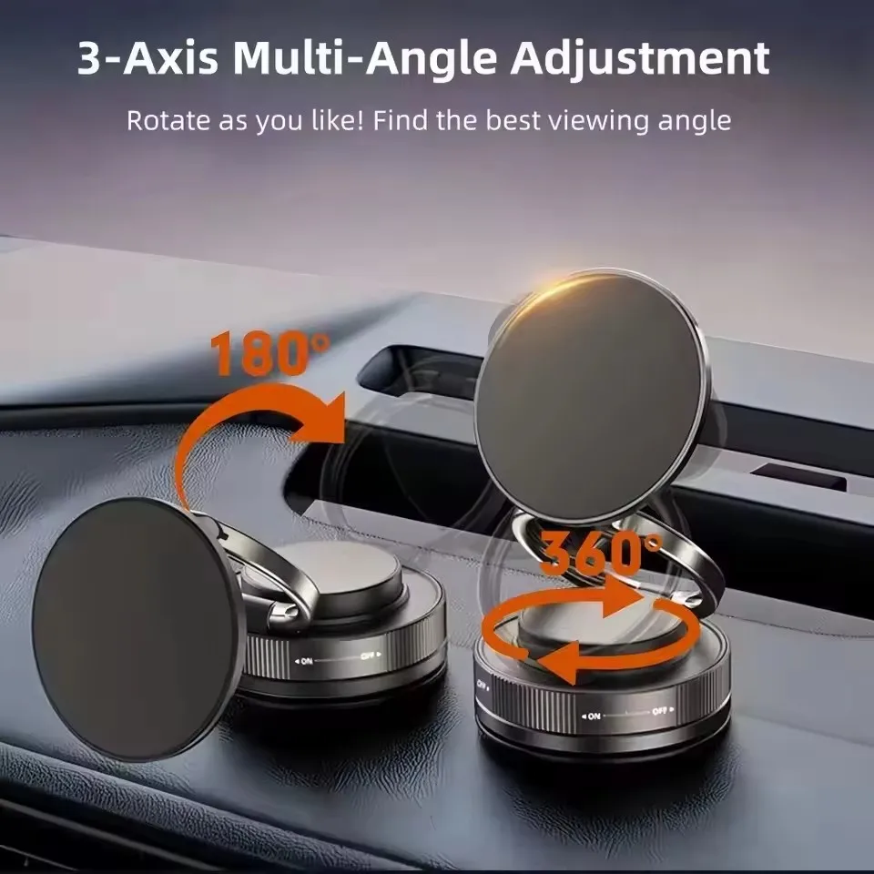 Verbessert 360 ° Vakuum-Magnet – Car Phone Holder Bewertung und Preis