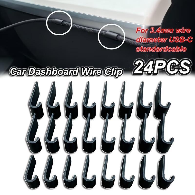 24 Stück 3,4 mm Kabelorganisat – Car Cable Organizer Bewertung und Preis