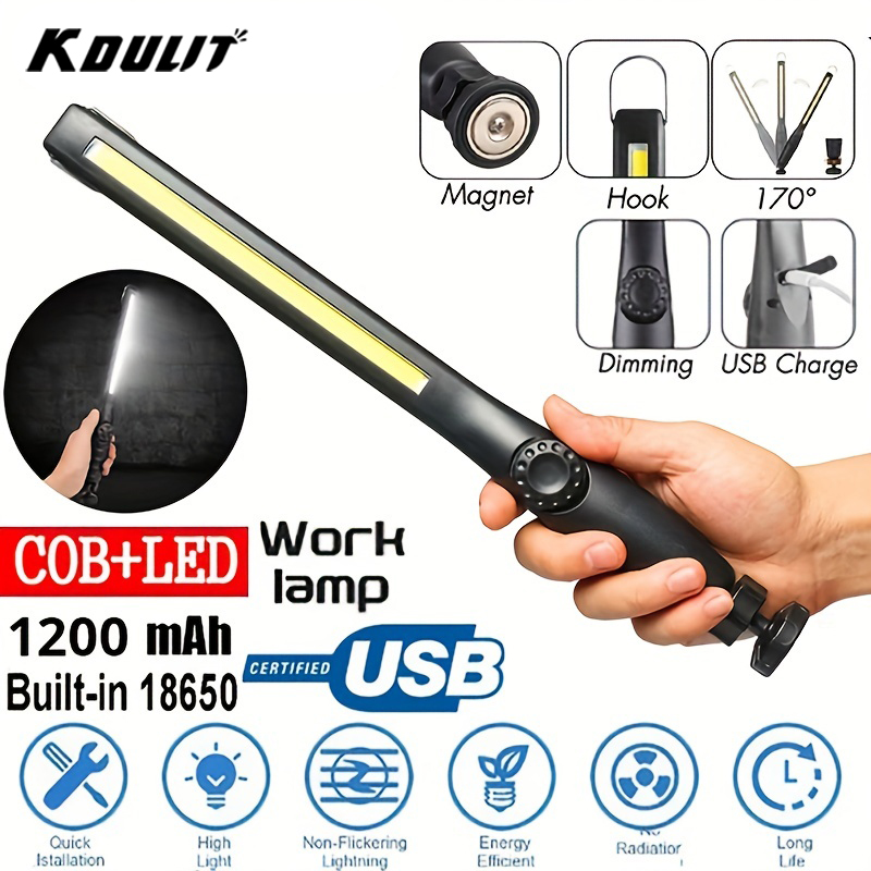 Multifunktionale COB-Taschenla – Car Led Light Bewertung und Preis
